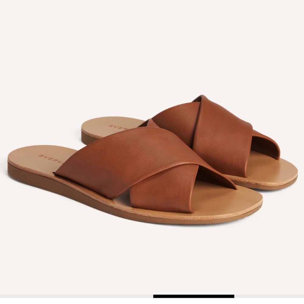 Everlane Brown Leather Sienna Sandals
